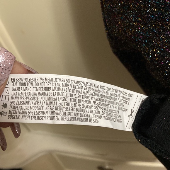 Forever 21 multi colored glitter midi dress - Picture 7 of 7